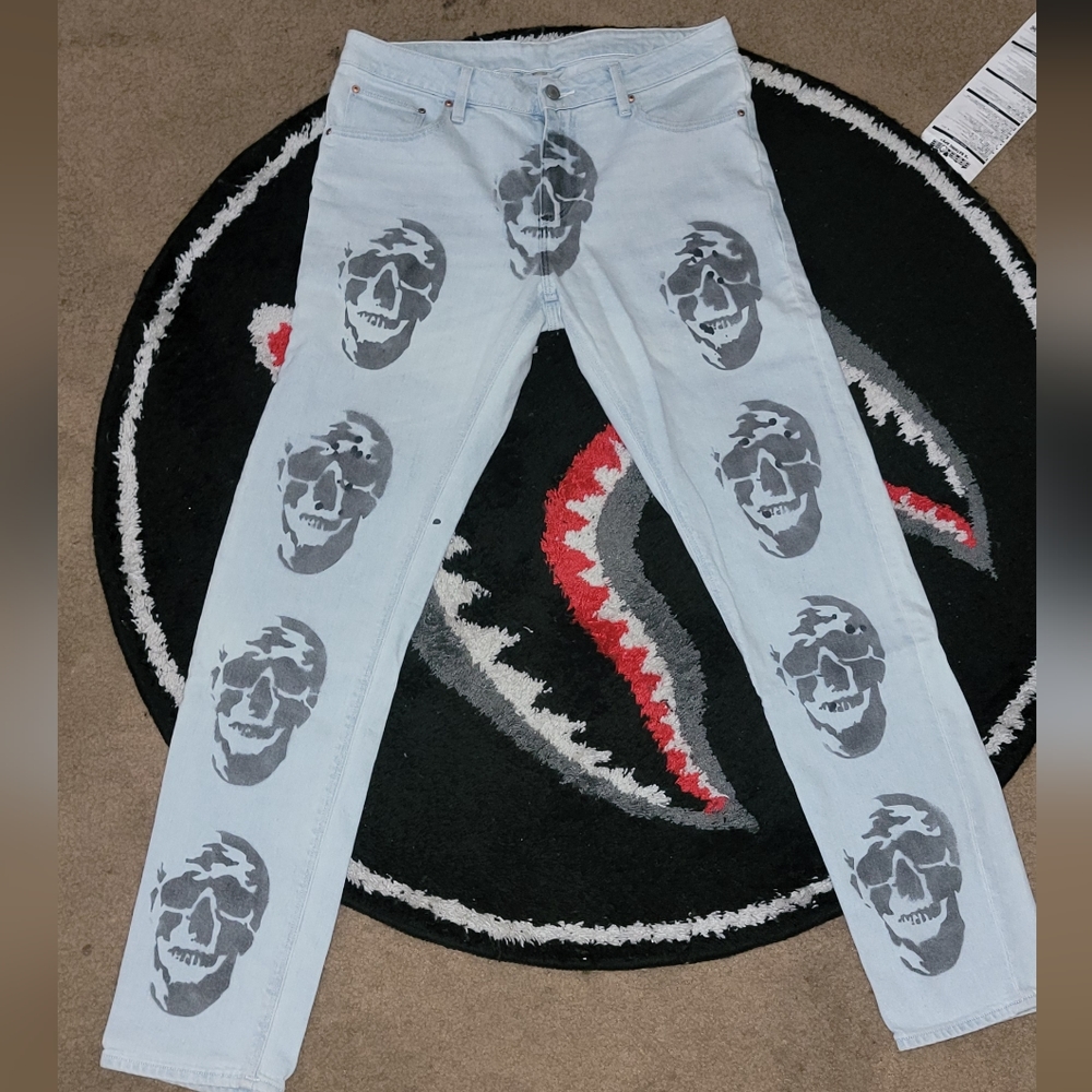 Blue Skull jeans